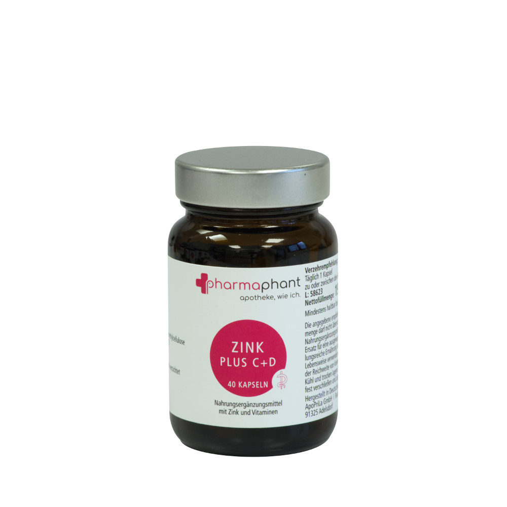 pharmaphant Zink plus C + D Kapseln pharmaphant Zink plus C + D Kapseln